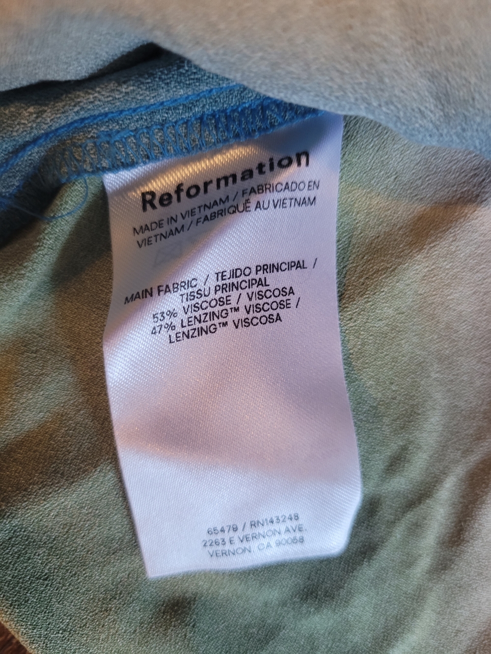 Reformation Multi-Color Mini Dress - Picture 7 of 11